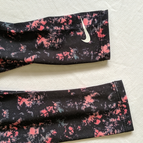 nike abstract print dri-fit sporty leggings 12 months baby girl - Picture 2 of 7